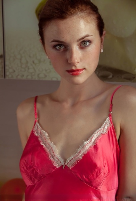 Erotic model Jamie Joi shows her bald pussy close up wearing hot lingerie 47706022