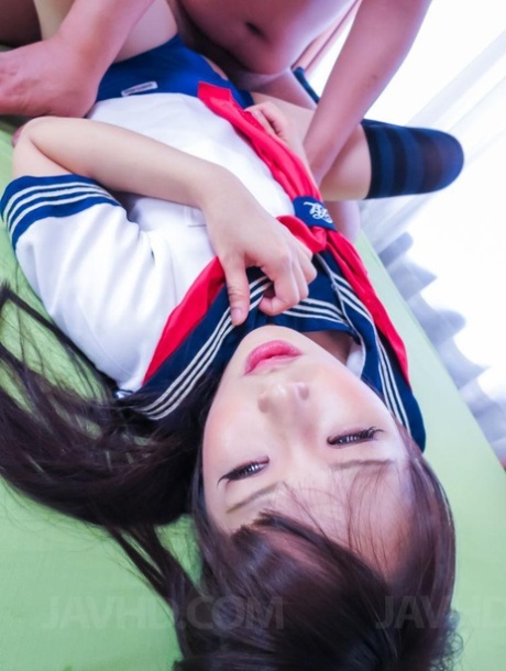 Japanese coed Yuri Sakurai has sexual intercourse in her uniform 80430188