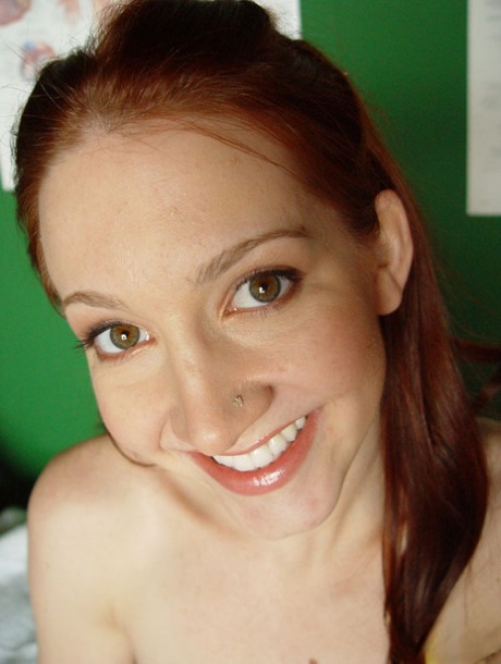 Redhead Cadence Caliber sports a mouthful of cum before swallowing it 79914664
