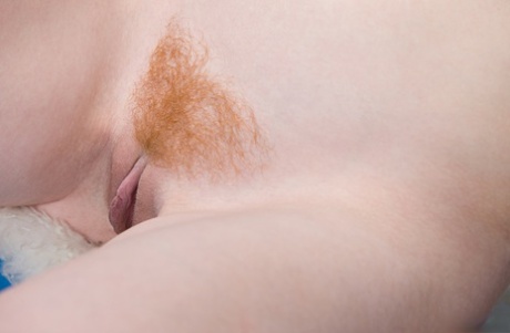 Russian solo girl Helena exposes her trimmed ginger pussy in the nude 71038156
