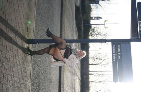 Obese UK amateur Lexie Cummings exposes her big ass and snatch in public 61829971