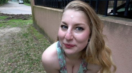 Blonde amateur takes off her upskirt panties before fucking in public 92471844