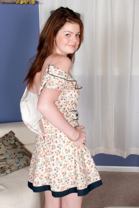 Latina MILF with red hair Charlie makes her nude debut in a confident manner 51912059