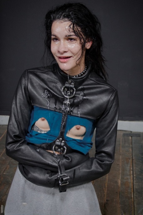 Dark haired chick Eden Sin is used as a cum receptacle during BDSM sessions 66979424