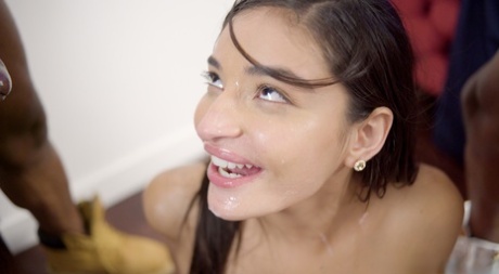 Young brunette Emily Willis partakes in hardcore sex with hung black men 22340015