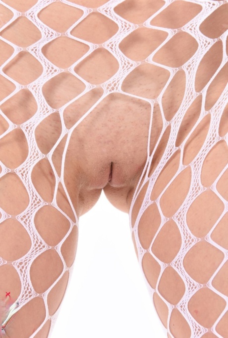Busty blonde Marica Chanelle dildos her snatch while wearing a bodystocking 66157935