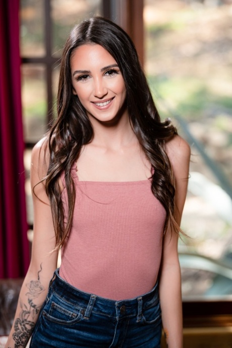 Pretty teens Natalia Nix and Laney Grey take turns modelling for a SFW shoot 69590795