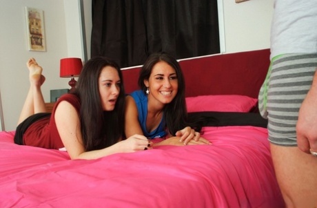 Cody Coxxx loses her virginity while her stepsister Jess West watches 43502918