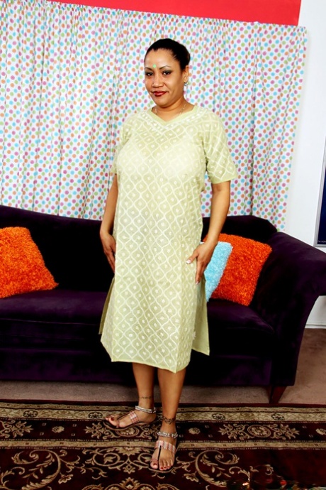 Older mature Indian Kira B modelling her sexy legs non nude in sandals 71530338