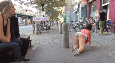 Pina De Luxe undergoes a public disgracing at the hands of Mona Wales 85649730