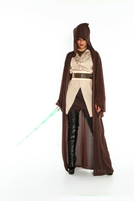 Ebony MILF Skin Diamond models non nude in a cosplay costume 57815488