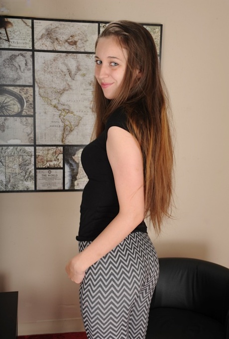 Long legged girl Layla Adams exposing her nude teen body for first time 17023494