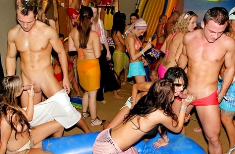 Slutty babes Barbara Summer & Celine Noiret are into hardcore sex party 55097602