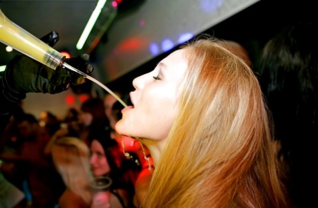 Lecherous ladies acting sassy at the drunk party with male strippers 24836333